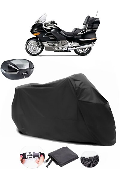 AutoEN حقيبة BMW K 1200 LT الخلفية متوافقة مع القماش المشمع الأسود للدراجات ا...