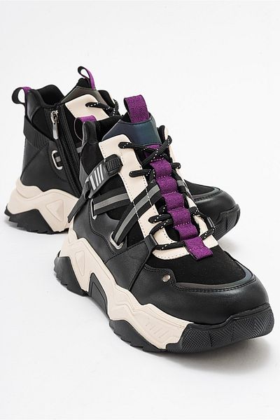 LuviShoes Dámské sportovní boty CLARA Black Purple