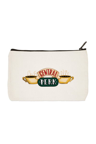 designedfy حقيبة مكياج من القماش المطبوع من سنترال بيرك، وحامل أقلام، وحقيبة يد