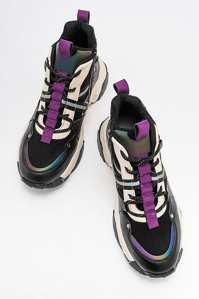 LuviShoes Dámské sportovní boty CLARA Black Purple