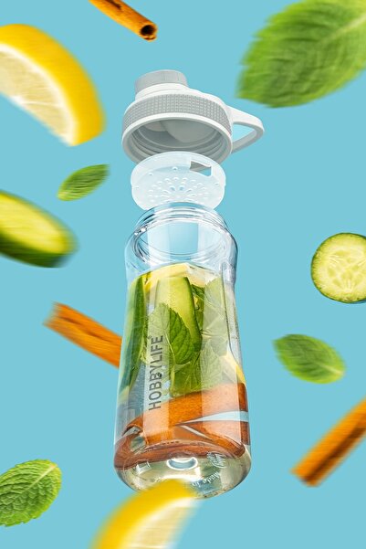 Pazarika 2 Li Set 730ml 530ml. Su Matarası Su Şişesi Suluk ( Bpa Içermez ) Kırmızı