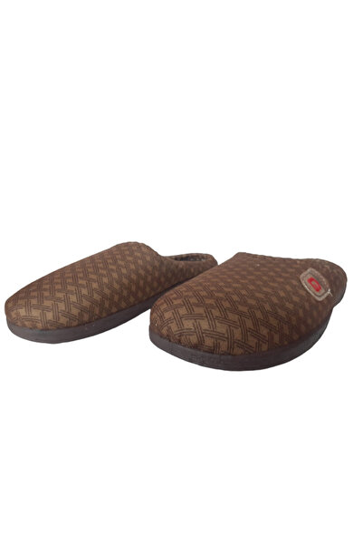 GEZER Чоловічі коричневі смугасті ультралегкі домашні капці