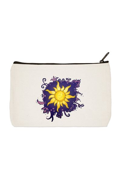 designedfy Aesthetic Sun 2 Printed υφασμάτινη τσάντα μακιγιάζ, θήκη για στυλό, τσάντα χειρός
