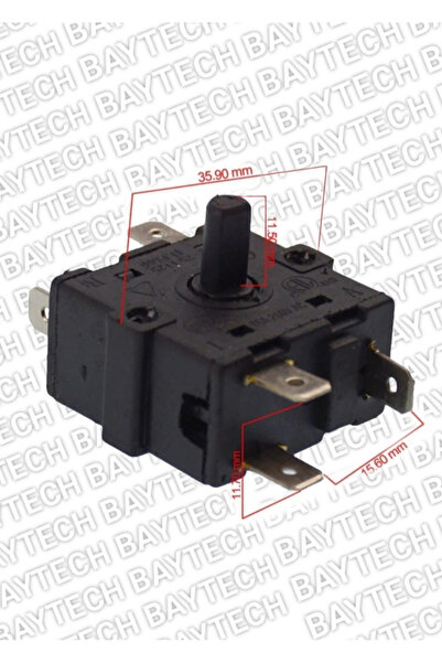 Baytech Fanlı ısıtıcı ve vantilatör anahtar