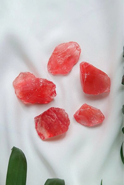 DOĞAL TAŞ CENNETİ çilek kuvars ham taş