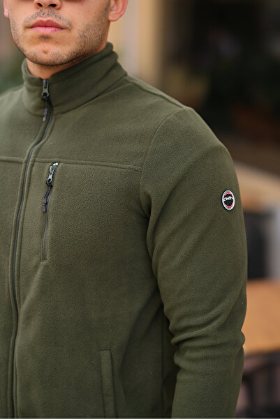 northerner Men's Zippered Fleece Winter Fleece Anti-Pilling