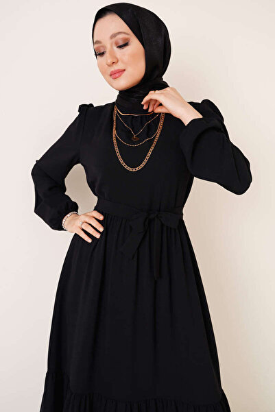 VOLT CLOTHİNG Dámské šaty Ayrobin s detaily na límci