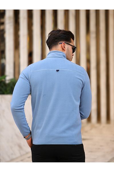 northerner Men's fleece half zipper fleece Anti-Pilling