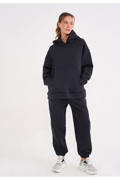 La Sarta Joda Unisex Black Tracksuit Set