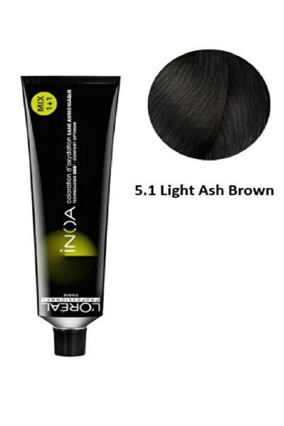 İNOA Inoa High White Coverage Antioxidant Hair Dye 5.1 Light Ash Brown 60 gr....