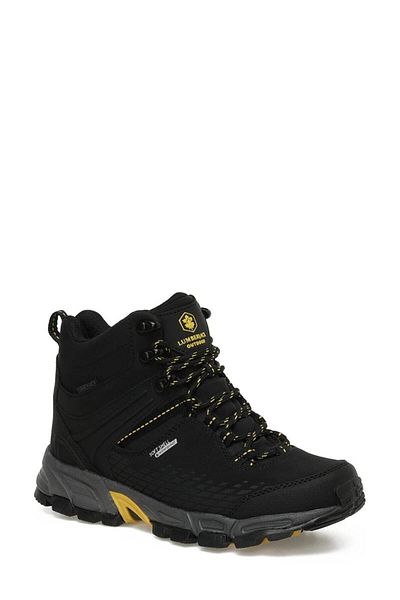 lumberjack Flake Hi Young Waterproof Outdoor Black/Yellow Boots