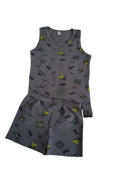 elmas kids Boy's Cotton Drone Printed Athlete Boxer Set
