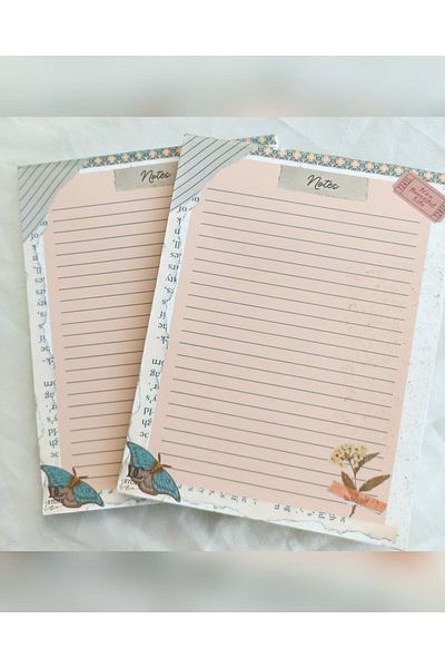 violets home candle Vintage Patterned Notebook/notebook/blockboard (15*21 CM) A5