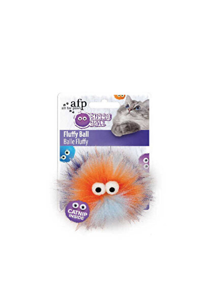 Afp Furry Ball - Furry Colored Ball Toy Orange