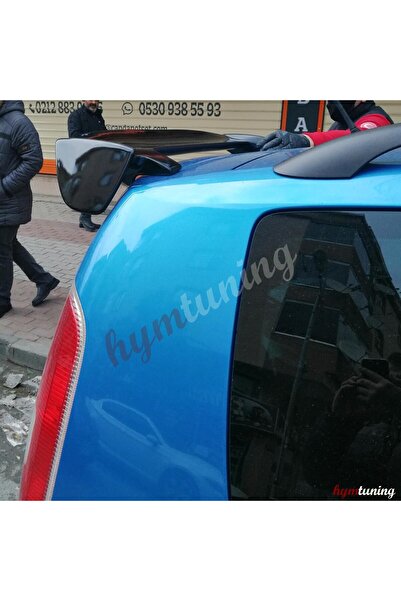 HYM TUNİNG Skoda Roomster Spoyler, Küçük DTM, Universal Kanat Votex Spoiler Parlak Siyah