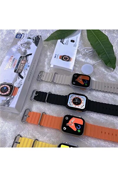 Hytech T800 Ultra 49mm 1.99inç Kablosuz Çağrı Özellikli Akıllı Saat (ÇİFT KORDON)