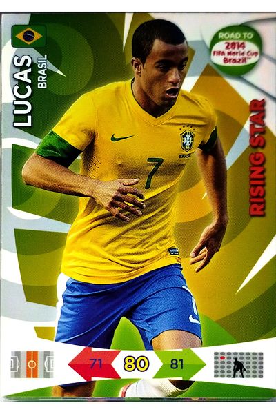 Panini LUCAS ROAD TO BRASIL RISING STAR