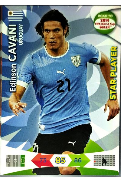 Panini EDİNSON CAVANİ STAR PLAYER ROAD TO BRASIL