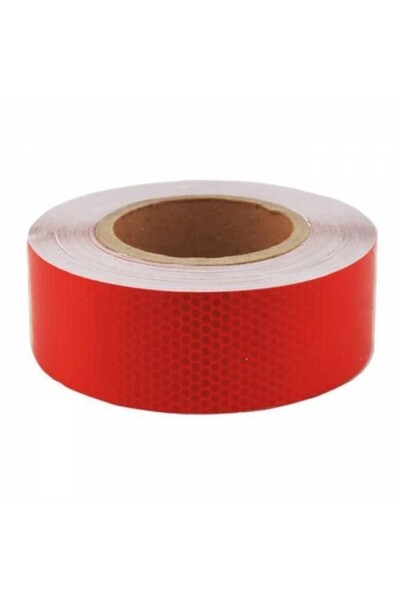 Temiz Pazar شريط أحمر بطول 10 سم × 3 متر مع قرص العسل الفوسفور