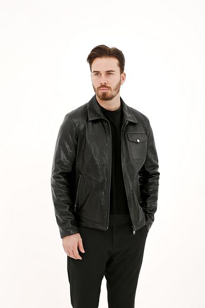 Tamer Tanca Men's Leather Leather Coat Leather Coat 571 Z-14 Erk Dr Jacket Sk22/23