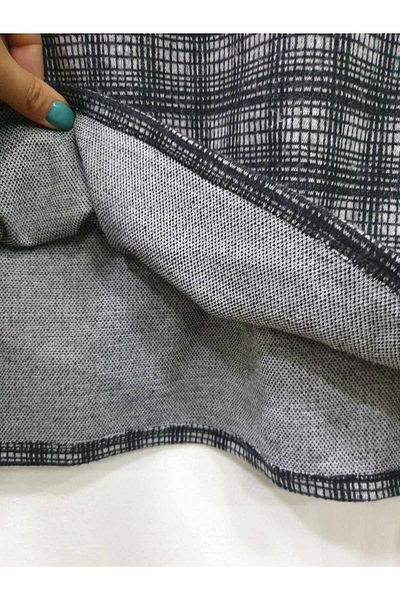 sercan konfeksiyon WOMEN'S Thick Jacquard Pencil Skirt