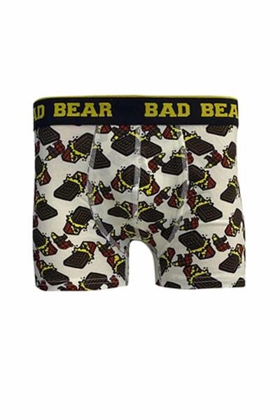 Bad Bear Chocolate Boxer Men's Boxers 21.01.03.004OFF WHITE