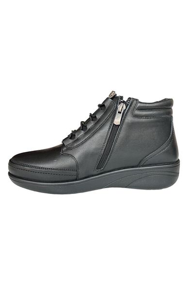 YADE MODA Genuine Leather Full Orthopedic Special Sole Fur Inner Cold Weather Resistant Rubber Sole Mother Boots