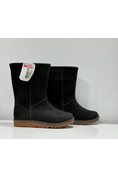Bercestespor SİYAH GEZER 00546 UNİSEX ÇOCUK KAYDIRMAZ SU ALMAZ İÇİ YÜNLÜ ÇİZME