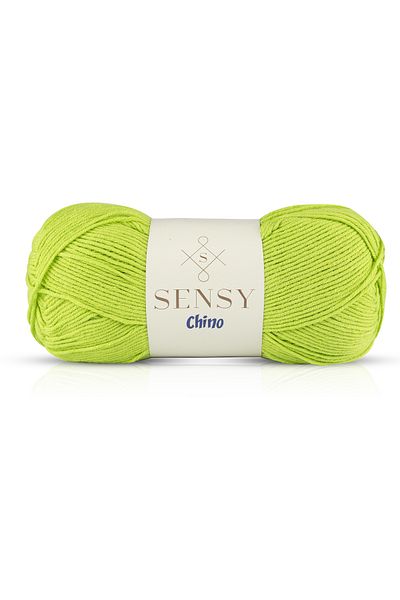 SENSY Chino Hand Knitting Yarn Sweater Blouse Vest Cardigan Yarn Tunic Amigurumi Yarn Pistachio Green 100 Gr - 330 M