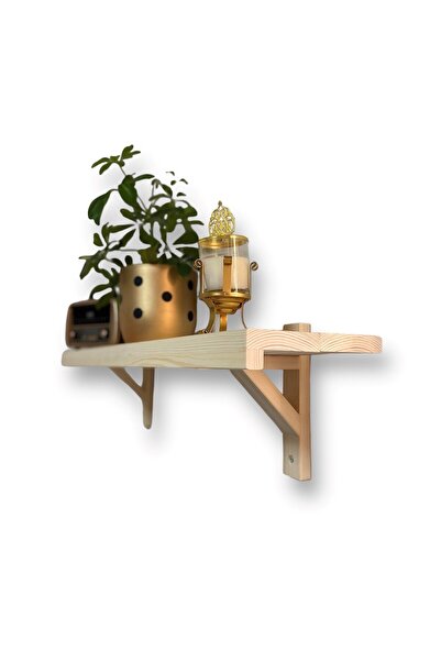 Hier Ahşap Dekoratif Raf 100 Cm, Duvar Rafı, Ahşap , Tv Altı Raf, Ahşap Kitap...