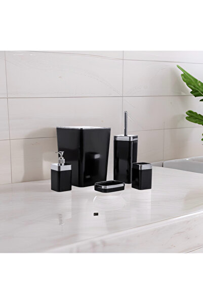 Milat Store 5 Parça Banyo Seti Siyah