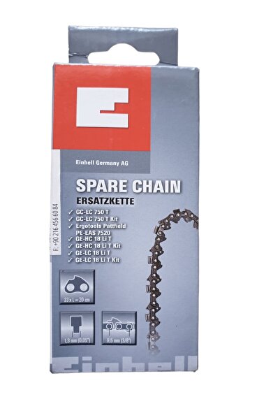 Einhell yedek zincir 20 cm (budama makinesi aksesuarı, GC-EC 7520 T ve GC-HC 90/2046 T için uygun
