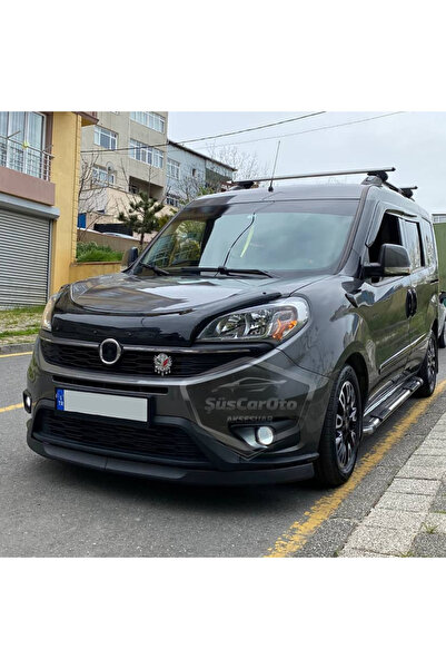 ŞüsCarOto Aksesuar Fiat Doblo D4 2015-2021 Uyumlu Astra H lip Esnek Ön Lip 2 ...
