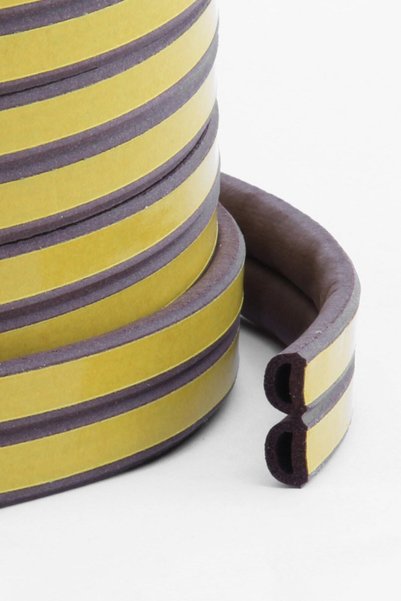 HIRDAVATGANİ Door Window Tape Wick Adhesive Cold Insulation Tape 15x2=30 Meters (brown).