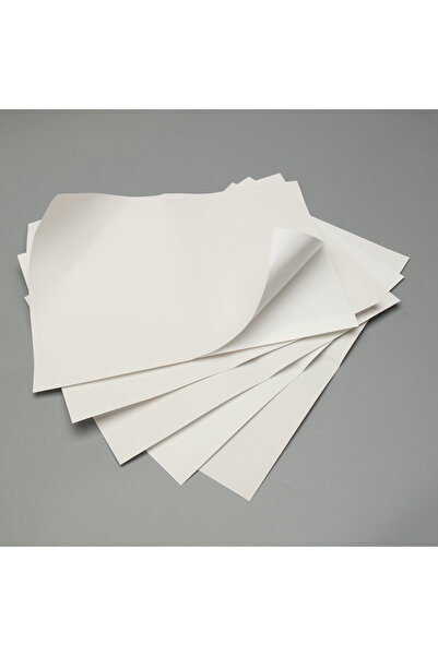 OzmeralBaskı 1 Adet Yapışkanlı Mat A4 Etiket Kartuşlu Mürekkepli Tüm Yazıcılara Uygun Sticker