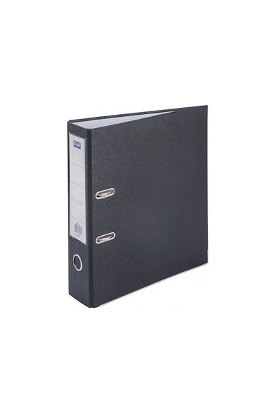 KRAF Large A4 Black Plastic Folder