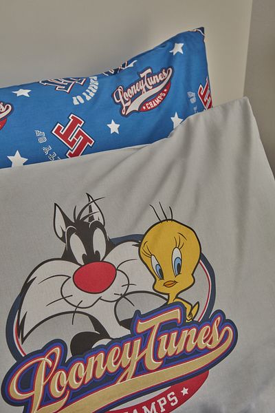 Karaca Home Set de pat de o persoană Looney Tunes Team Champs 100% bumbac