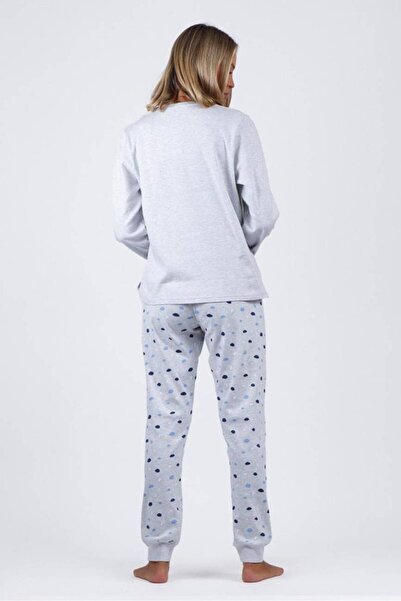 AYYILDIZ 60217 Gri Pijama Takımı
