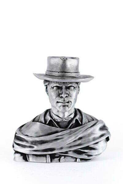 dream3d Clint Eastwood Büst / Figür - The Good, the Bad and the Ugly - İyi, K...
