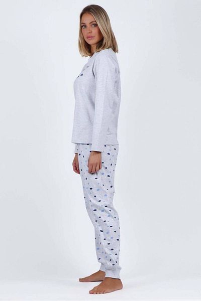 AYYILDIZ 60217 Set pijama gri