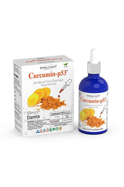 İmmu-Nat Curcumin P53 Zerdeçal Ekstraktı 50 ml Drop