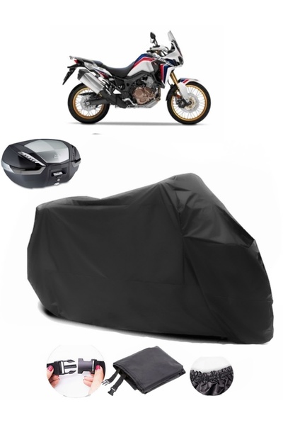 AutoEN Honda CRF1000L Africa Twin Adventure Sports Rear Bag Compatible Black ...