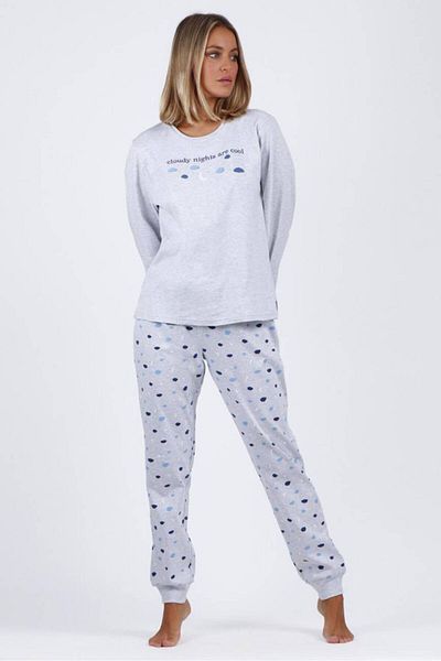 AYYILDIZ 60217 Set pijama gri
