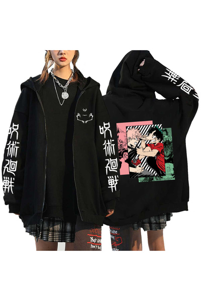 GALASHOP جوجوتسو كايسن سحاب جوجو ساتورو للجنسين يوجي إيتادوري هوديي Mod55