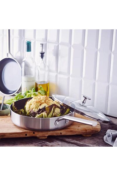 Royal Van Kempen & Begeer 28 Cm Rice Pot Ovenproof Ceramic Coated Steel Single Handle