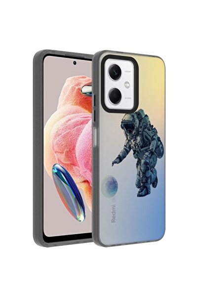 Case 4U Xiaomi Redmi Note 12 4g Kılıf Darbe Emici Desenli Tasarım Dragon Sert...
