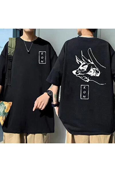 GALASHOP اليابانية أنيمي بالمنشار رجل آكي الثعلب الشيطان تي شيرت Mod12