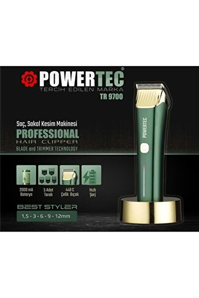 POWERTEC Tr 9700 Saç ve Sakal Tıraş Makinesi