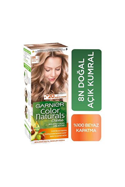 Garnier Color Naturals 8N Açık Kumral