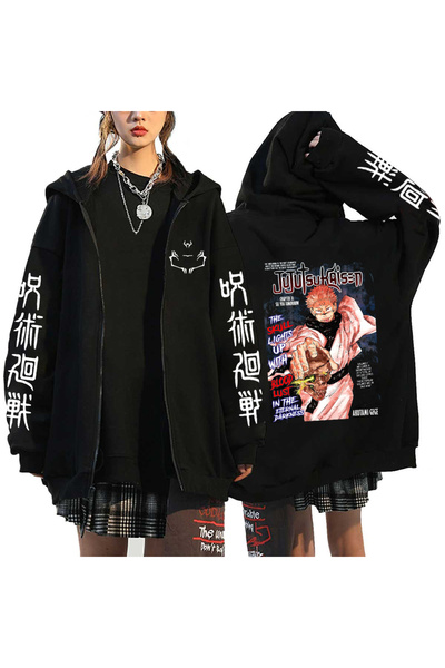 GALASHOP جوجوتسو كايسن سحاب جوجو ساتورو للجنسين يوجي إيتادوري هوديي Mod66